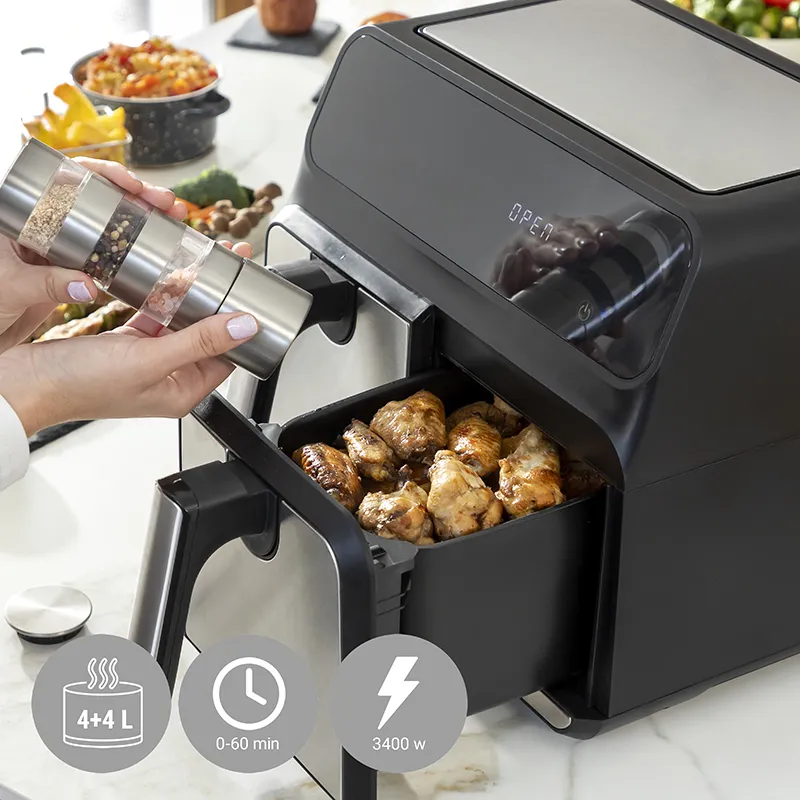 Friteuse Air Fryer Fryinn Double 8000 Noir - 8L-3