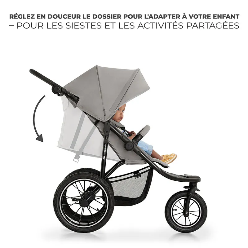 Poussette 3 Roues Helsi 2 Dust Gray - 0m+-7