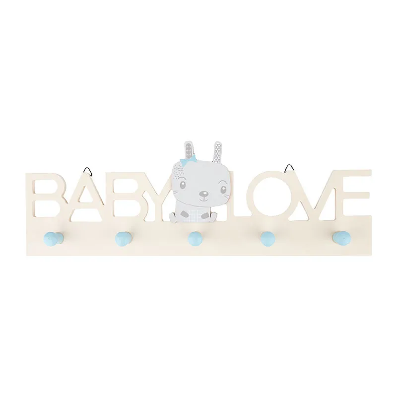 Patère Baby Love Lapin - 39,5x13cm-1