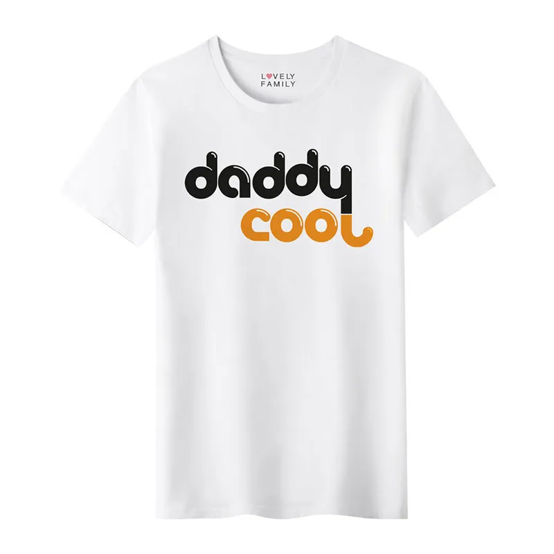 T-shirt Daddy cool BIO - Blanc-0