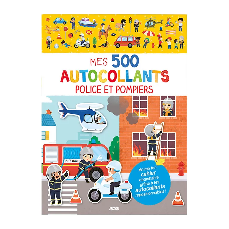 Mes 500 autocollants Police & Pompiers - 36m+-0