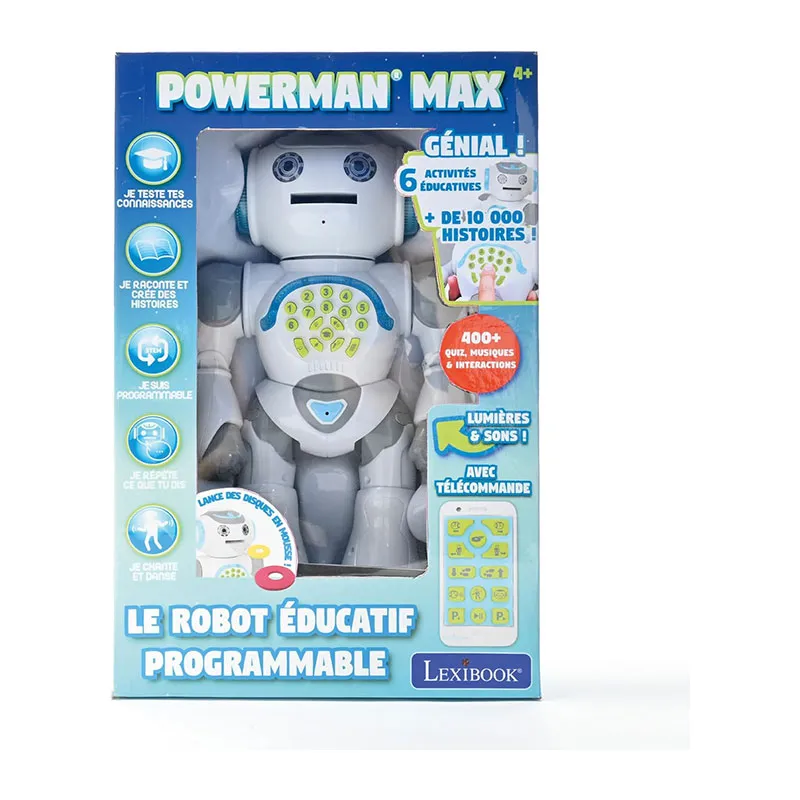 Mon Robot Ludo-Éducatif Powerman Max - 4+-6