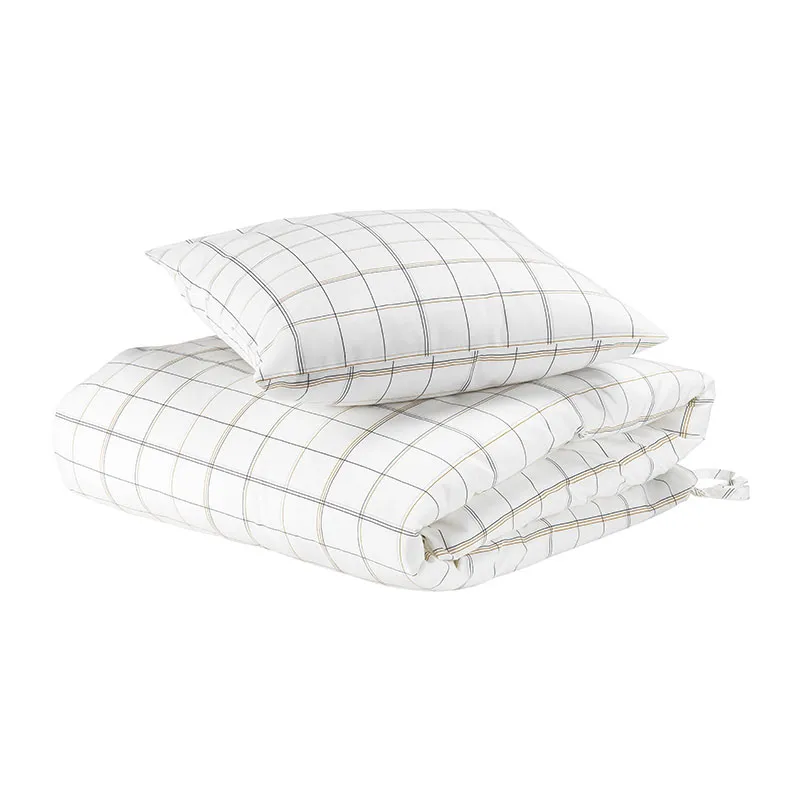 Parure 2pcs Coton BIO Bébé Saint-honoré Naturel - 100x140cm-0
