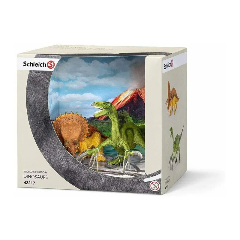 Petits tricératops & thérizinosaure - Dinosaures-1