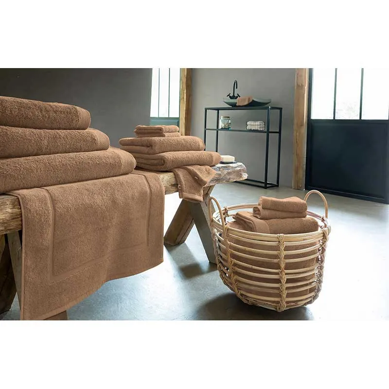 Serviette de toilette Coton Camel - 50x100cm-2