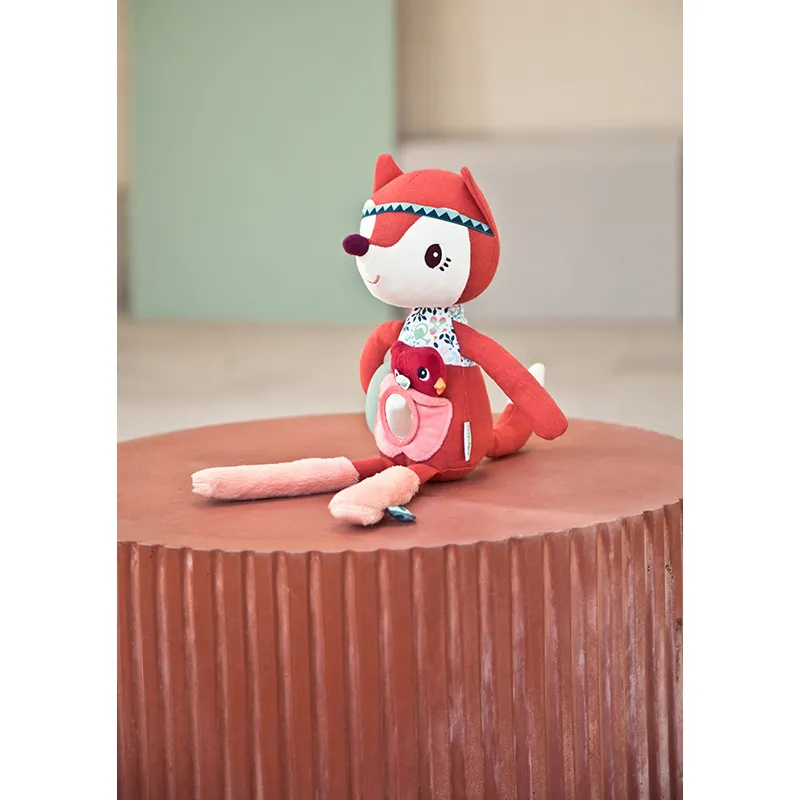 Peluche d'activités Alice la renarde 40cm - 9m+-5