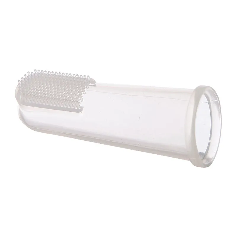 Brosse à dent Doigt Bébé - Transparent-0