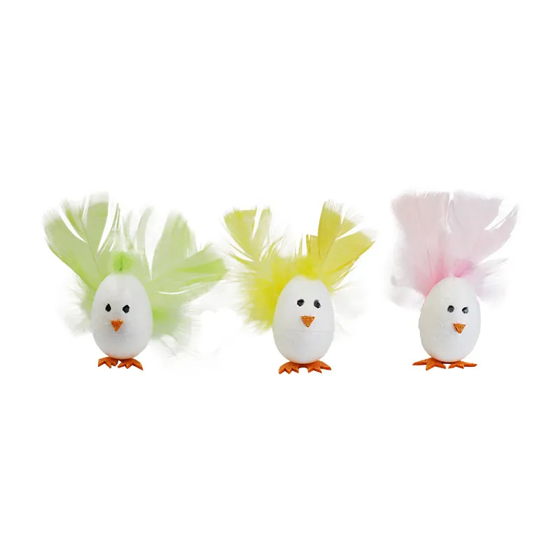 Oeufs en polystyrène à décorer 3 tailles 100pcs - 3+-4