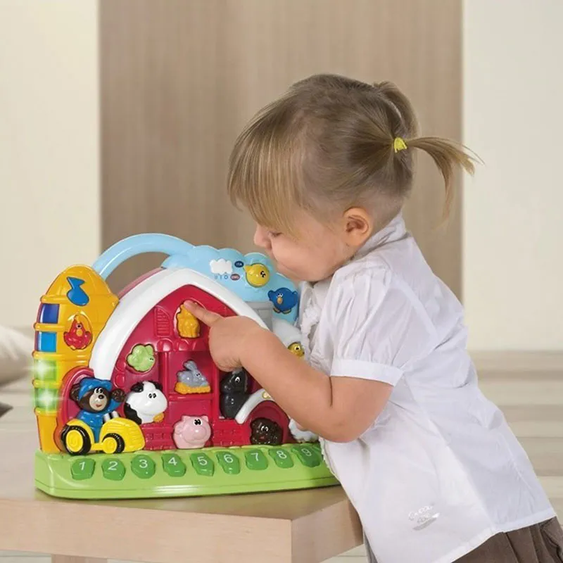 Jeu éducatif Ma ferme éducative Bilingue FR/GB- 12m+-2