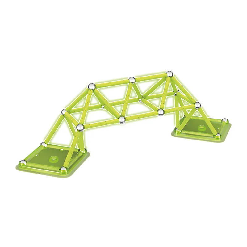Jeu de construction magnét. Glow 64pcs - 3+-5