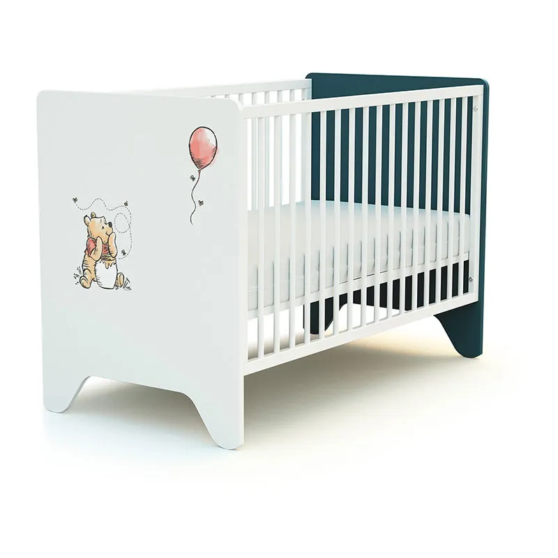 Lit bébé Disney Winnie Blanc/Canard - 60x120cm-3