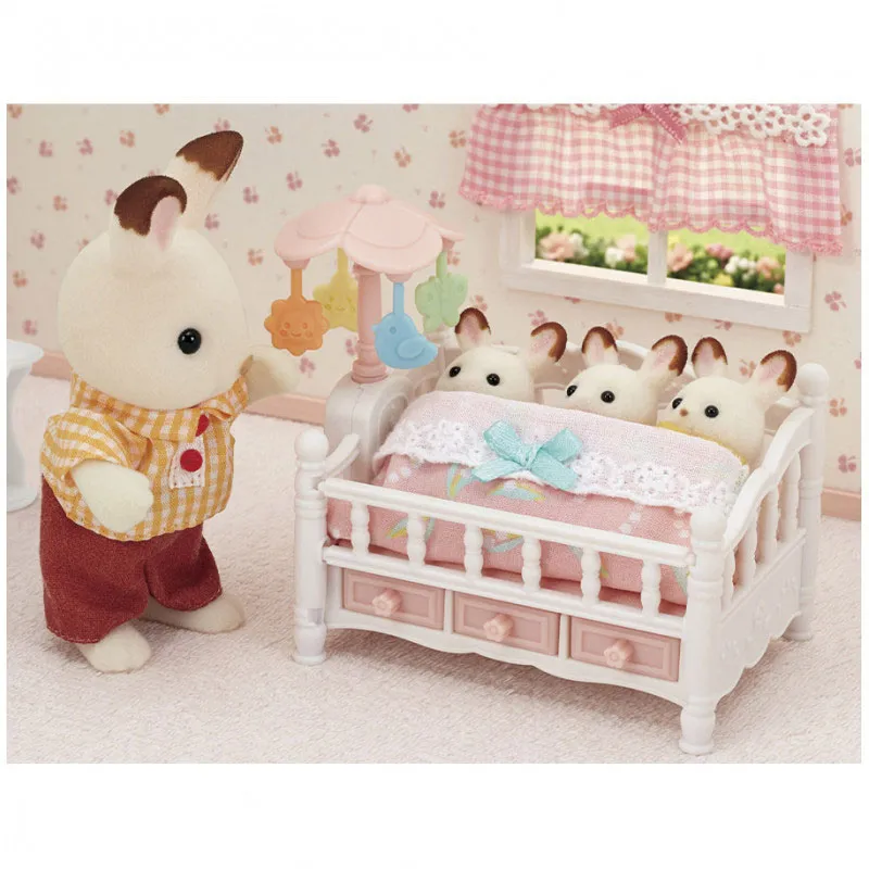 Lit bébé & mobile - 8pcs-3