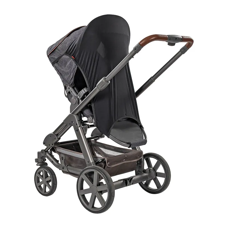 Pare-soleil pour poussette UV50+ - Noir-3
