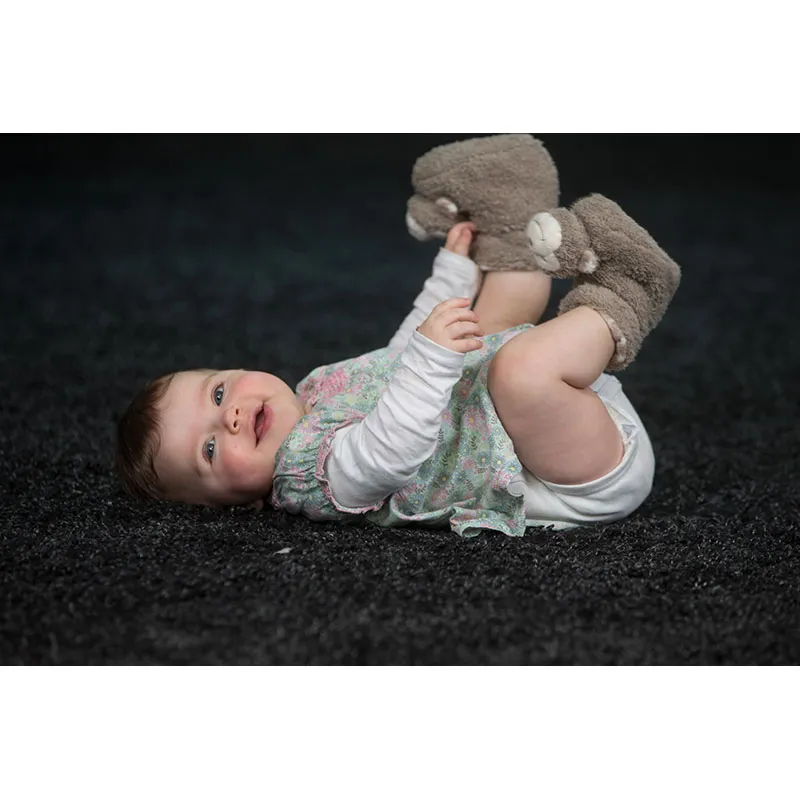 Chaussons-Hochets Tambo le Singe Marron- 0m+-3