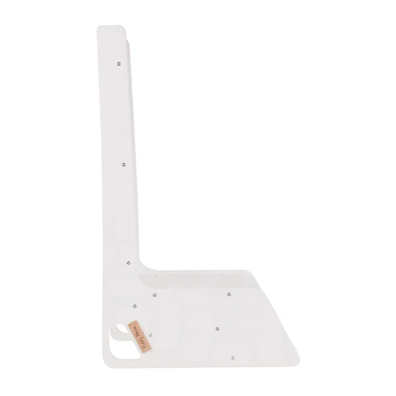 Toboggan 2en1 en bois Blanc - 52x35cm-6