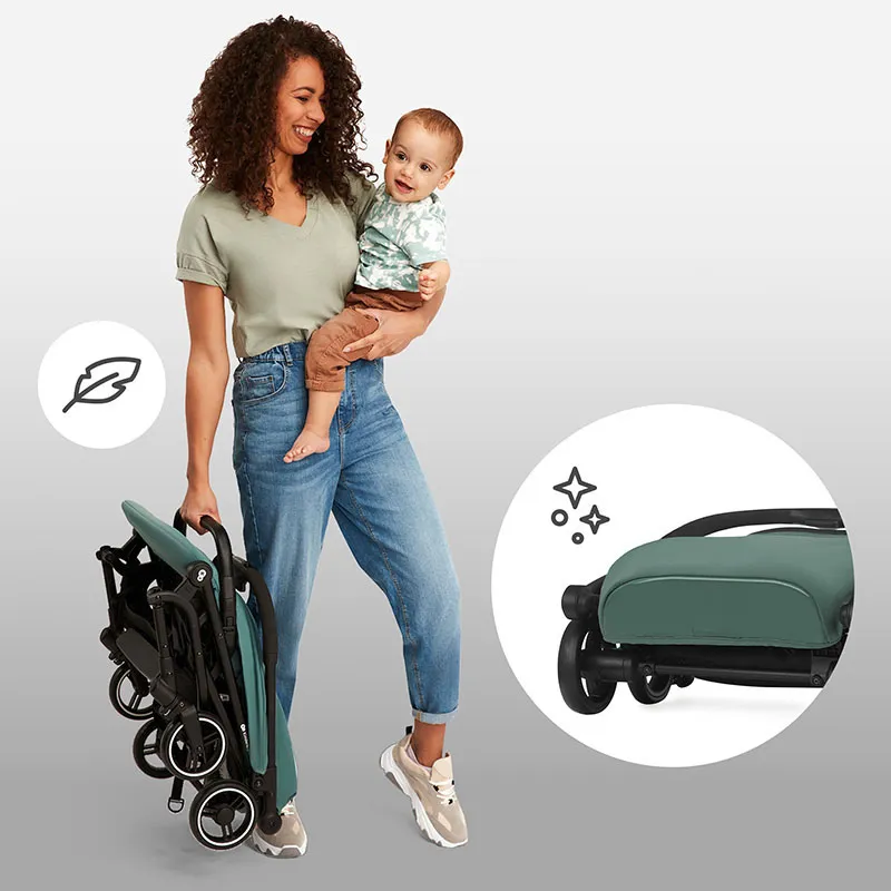 Poussette Compacte INDY 2 Sea Green - 0m+-9