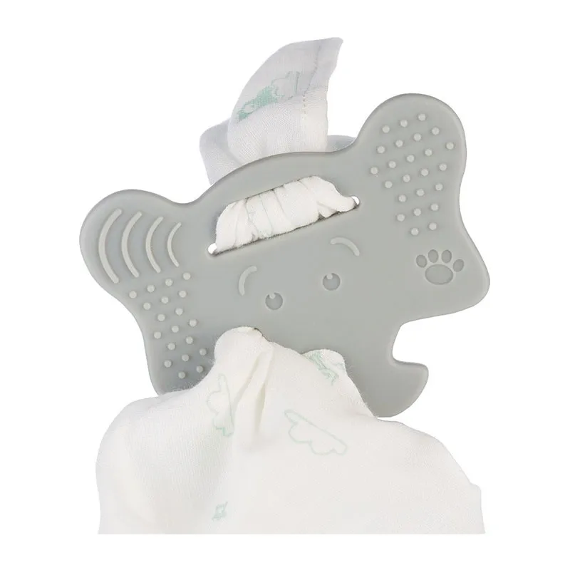Anneau de dentition lange Oketi Poketi Gris - 0m+-9