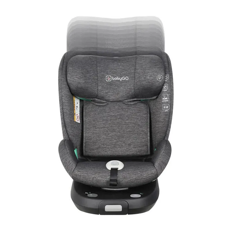 Siège auto Prime 360° I-Size/Isofix 40-150cm - Noir-4