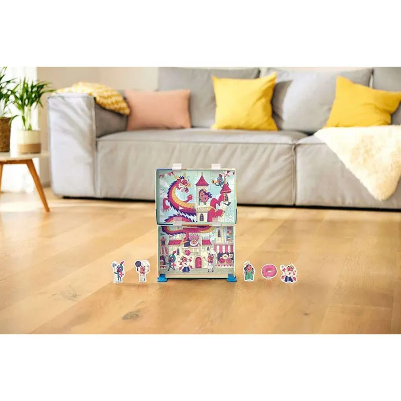 2 Puzzles 24pcs Puzzle & Play Royaume des donuts - 4+-3