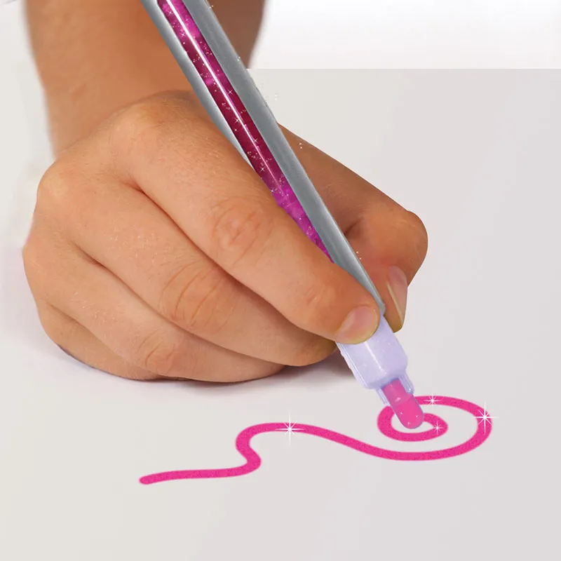 3 Feutres pailletés Jumbo Colors Glitter marker - 5+-1