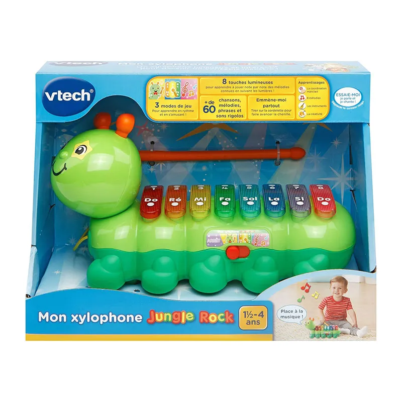 Jungle Rock Xylophone Chenille - 18m+-5