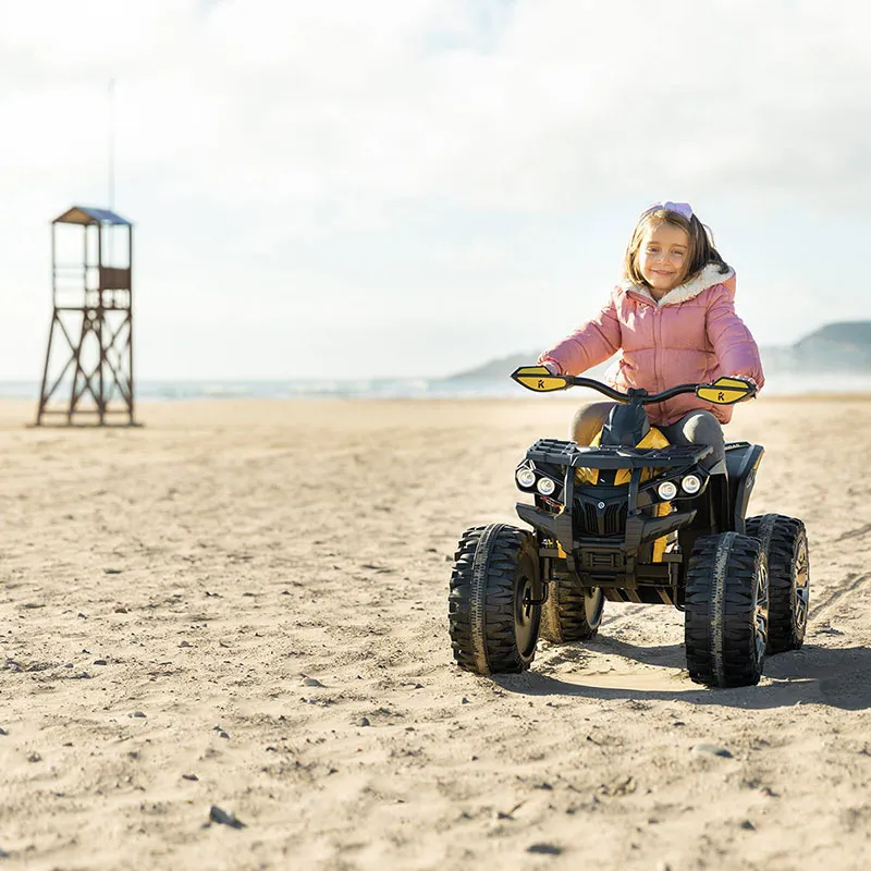 Quad élec. Quad Racer Jaune - 36m+-6