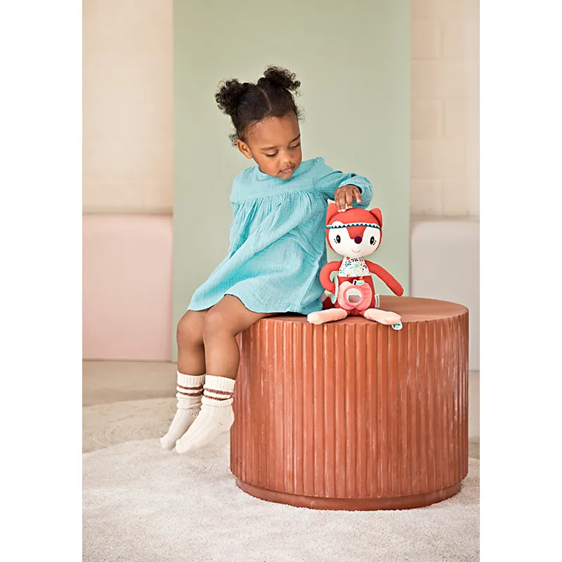 Peluche d'activités Alice la renarde 40cm - 9m+-4