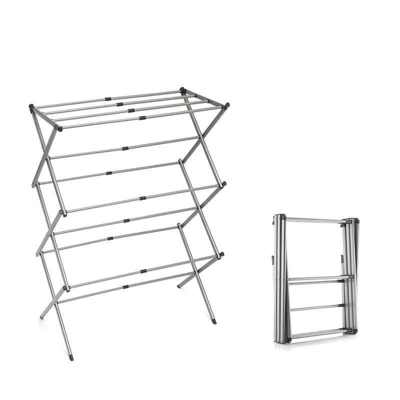 Séchoir à linge 3H pliable/extensible Cloxy - 74x103x38cm-1