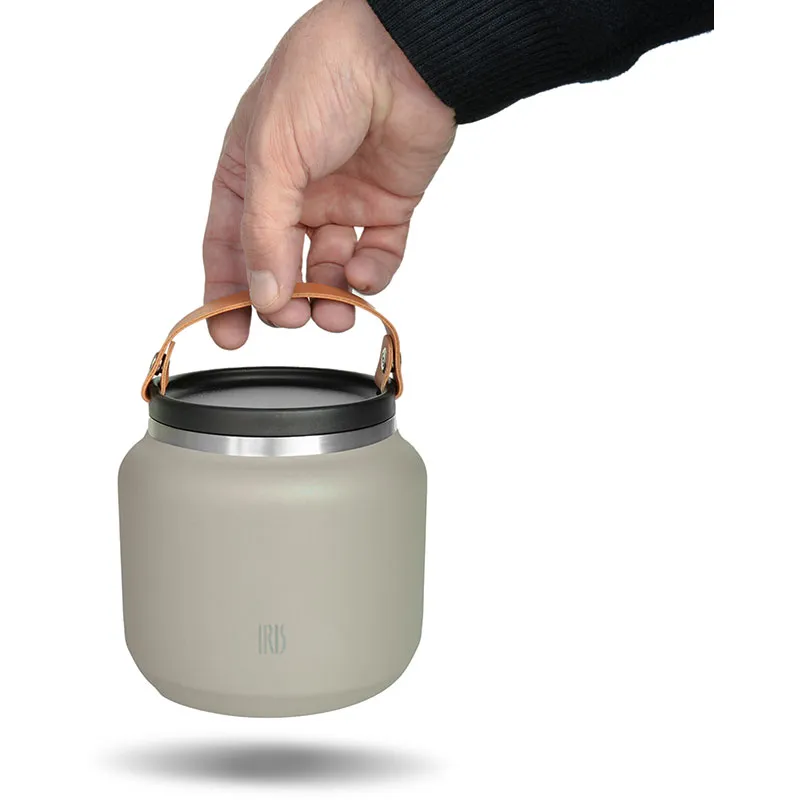 Lunchbox isotherme avec poignée Beige - 700ml-3