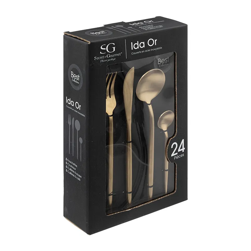 Ménagère Ida Or Inox - 24pcs-6