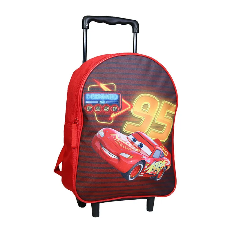 Sac à dos à roulettes maternelle Cars Rouge - 25x31cm-7