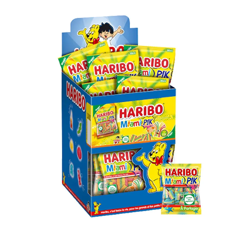 Haribo Mini sachets Miami Pik - 30x40g-0