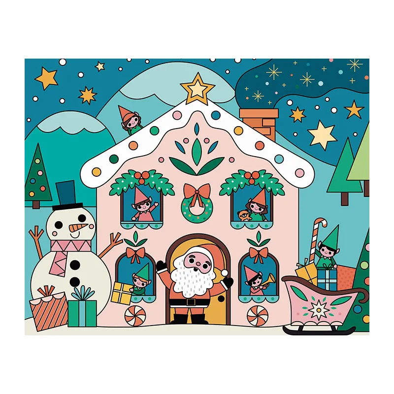 Mon coffret d'artiste Mes 1ères peintures magiques de Noël - 36m+-2