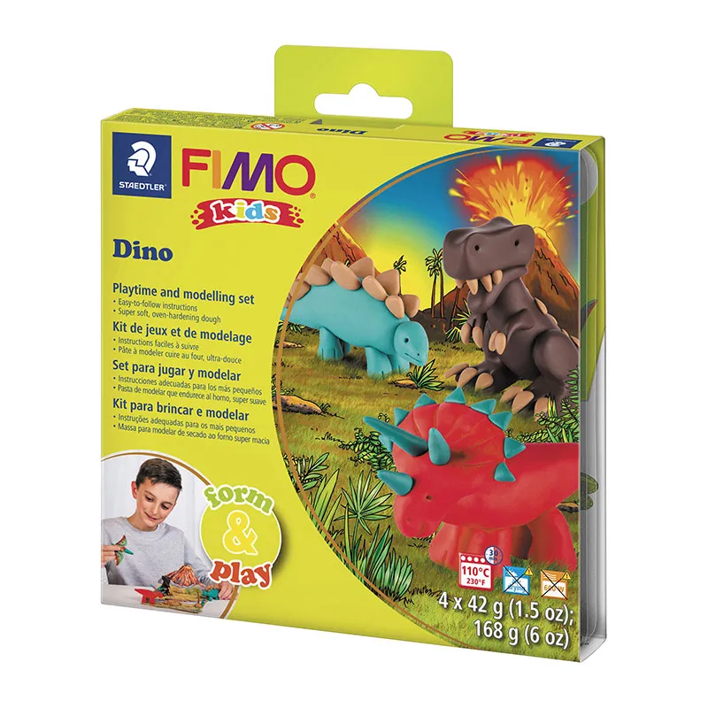 Kit Pâte fimo Dino - 8+-0