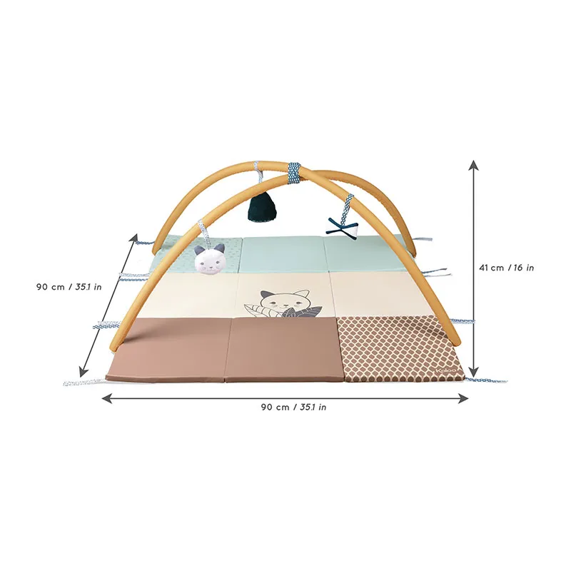 Tapis d'éveil évolutif et sensoriel 90x41cm - 0m+-8