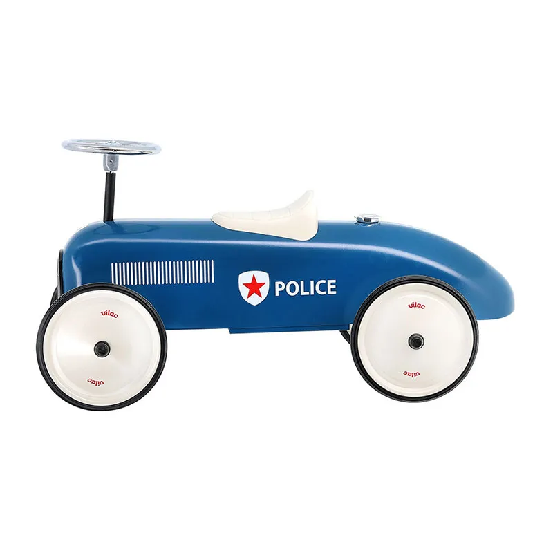 Porteur Voiture de police vintage - 18m+-3