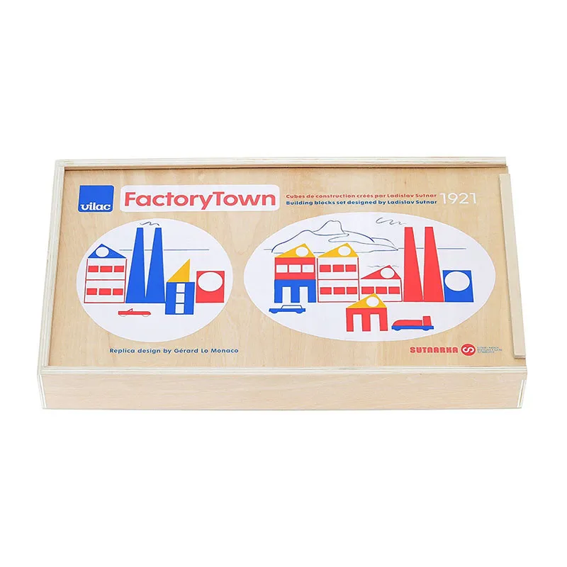 Cubes Factory Town Ladislav Sutnar 33pcs - 24m+-6