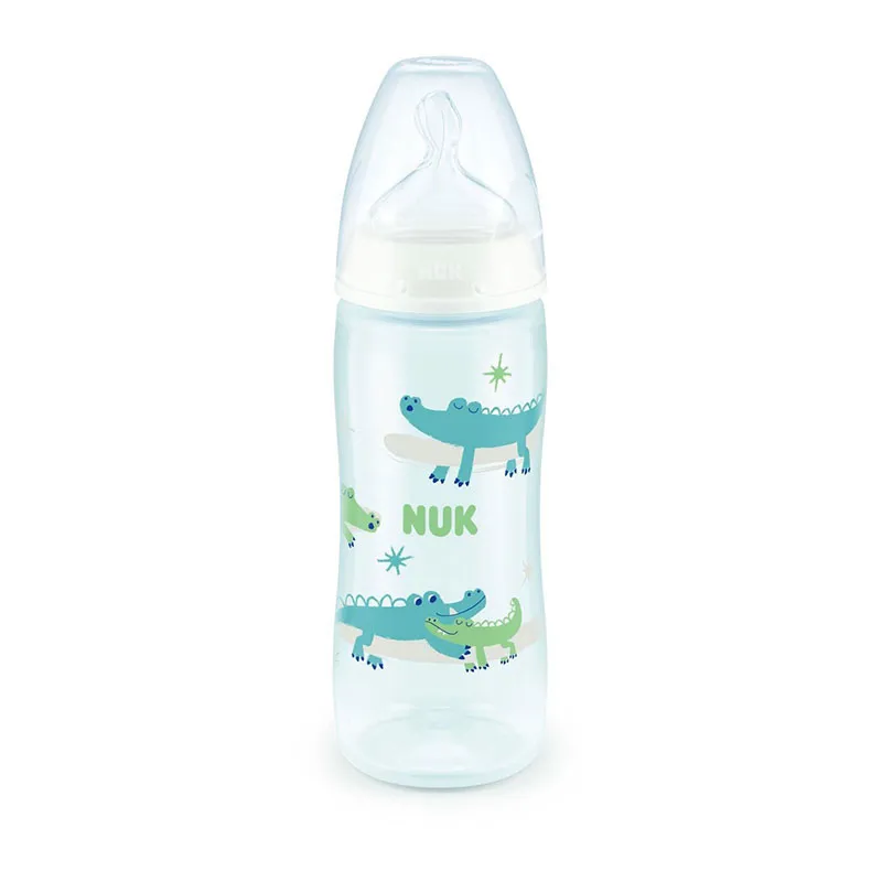 2 Biberons Serenity+ col large Temperature Control Crocodile 360ml - 6m+-1