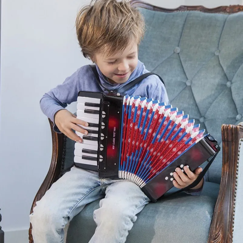 Accordéon Noir 17 touches - 36m+-0