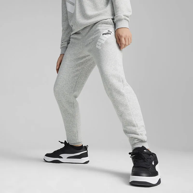 Jogging Puma Power Graphic Garçon - Gris-1