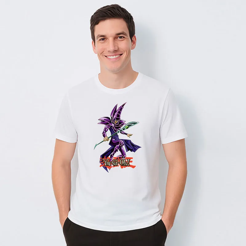 T-shirt BIO Homme YuGI OH 9 - Blanc-0