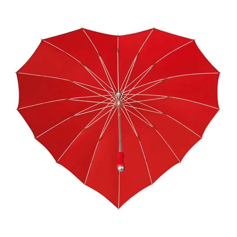 Parapluie droit Coeur Falconetti - Rouge-3