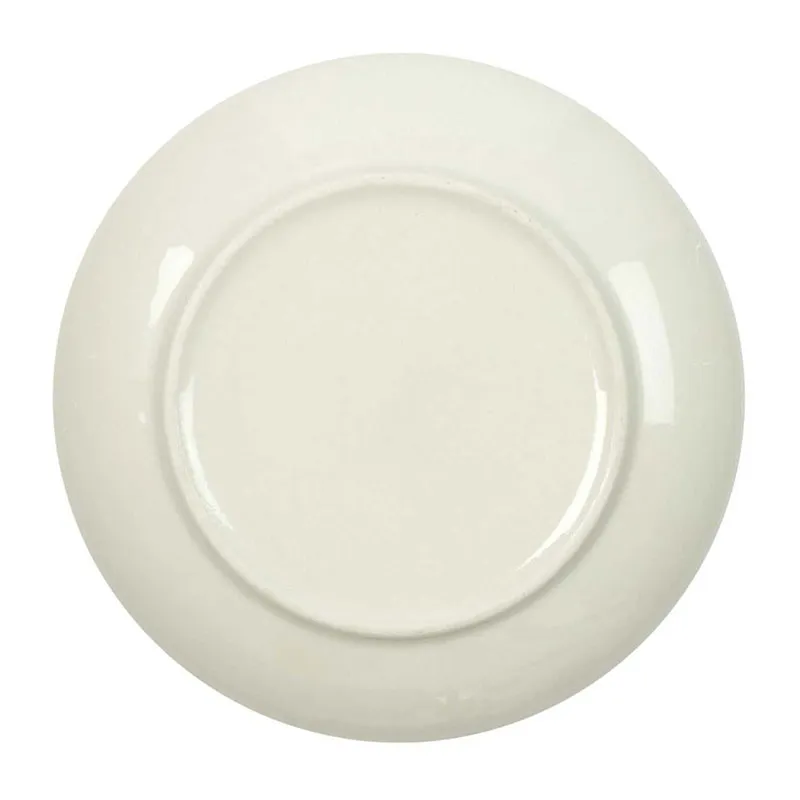6 Assiettes dessert Porcelaine Cottage Gris - ø20cm-4
