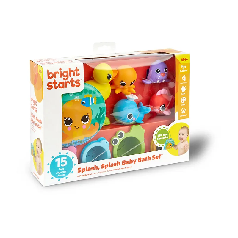 Jouets de bain 15pcs Splash splash Baby - 6m+-17