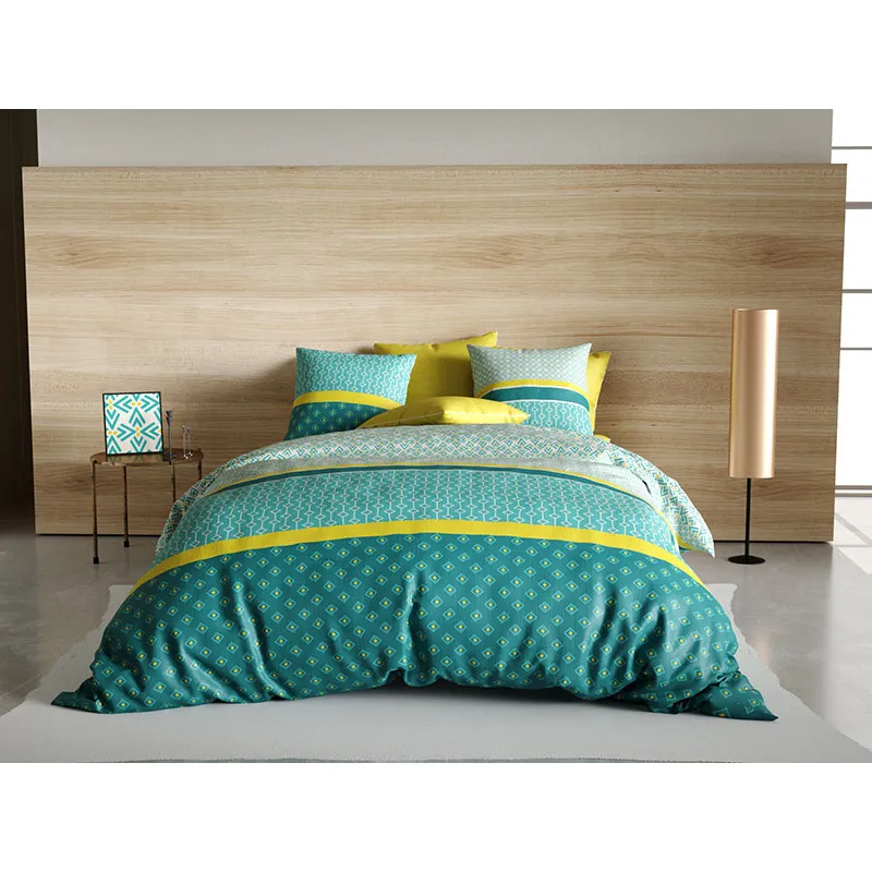 Parure 3pcs Coton Malphite Vert-1