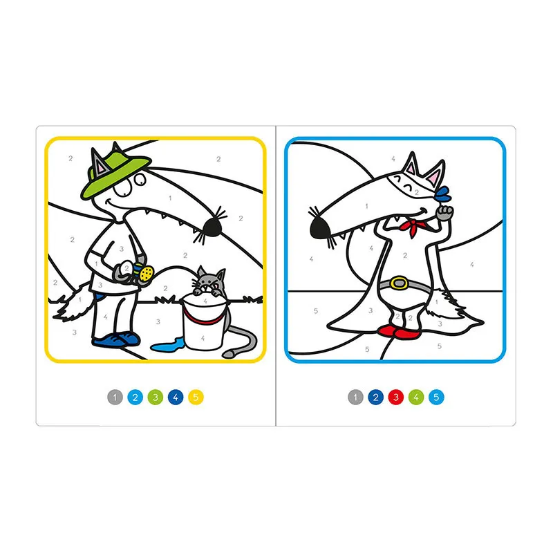 P'tit Loup Mes coloriages magiques Les chiffres - 36m+-3