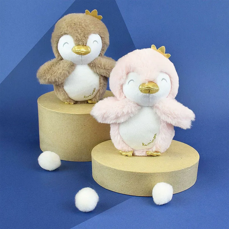 Peluche lumineuse 14cm Manchot Aléat. - 0m+-4