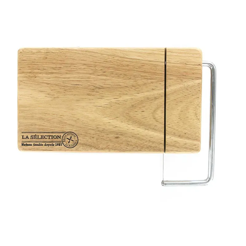 Coupe fromage & foie gras avec socle Bois - 28,8x20,7x2,5cm-3