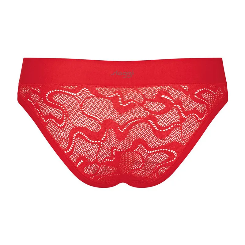 Culote Mini dentelle Sloggi Go - Campari-3