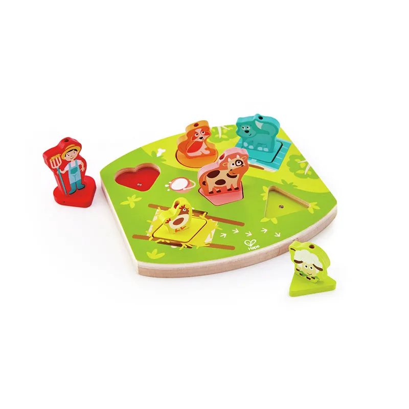 Puzzle sonore Les bruits de la ferme - 18m+-0